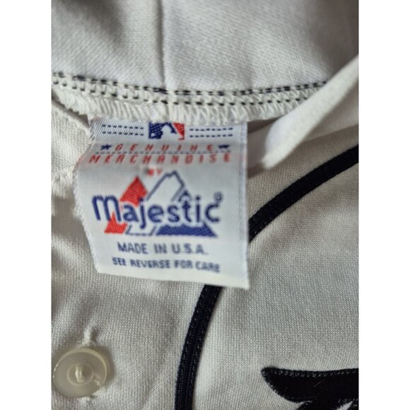 Vintage 90s Detroit Tigers Damion Easley #9 Jersey Genuine MLB Majestic Sz S… - Picture 6 of 7